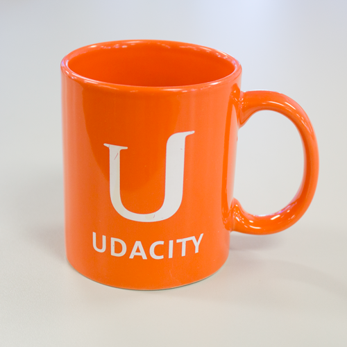 udacity branded mug photo